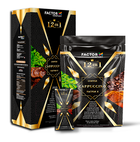 COFFEE FACTOR-X CAPPUCCINO 12 EN 1